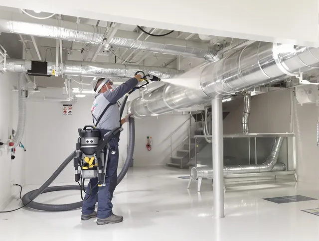 Professional central duct cleaning by Portsmouth Air Duct Cleaning in Portsmouth