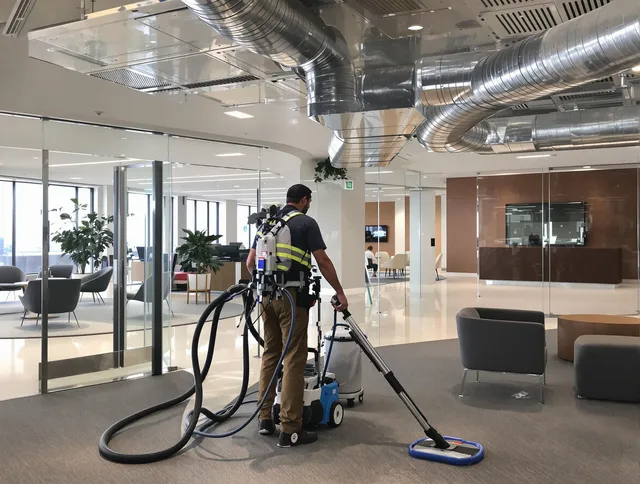 Commercial duct cleaning service by Portsmouth Air Duct Cleaning in Portsmouth